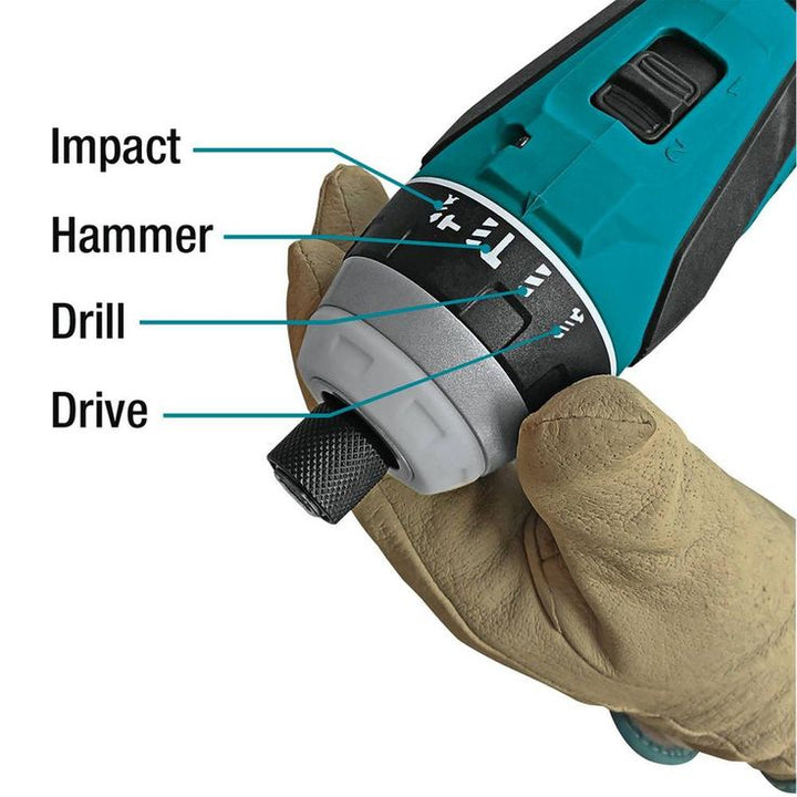 18-Volt LXT Lithium-Ion Brushless Cordless Hybrid 4-Function Impact Hammer Driver Drill (Tool Only)