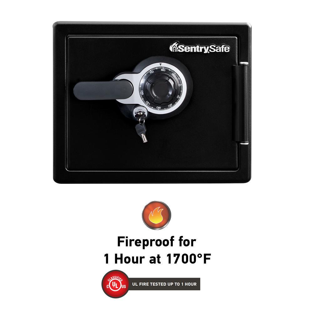 SFW082DTB 0.8 cu ft Fireproof Safe and Waterproof Safe with Dial Combination - Super Arbor