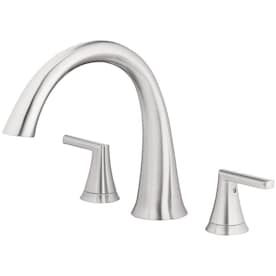 Jacuzzi Lauren 2-handle Commercial/Residential Deck Mount Roman Bathtub Faucet