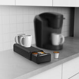 Slim 12-Capacity Black K-Cup Storage Drawer