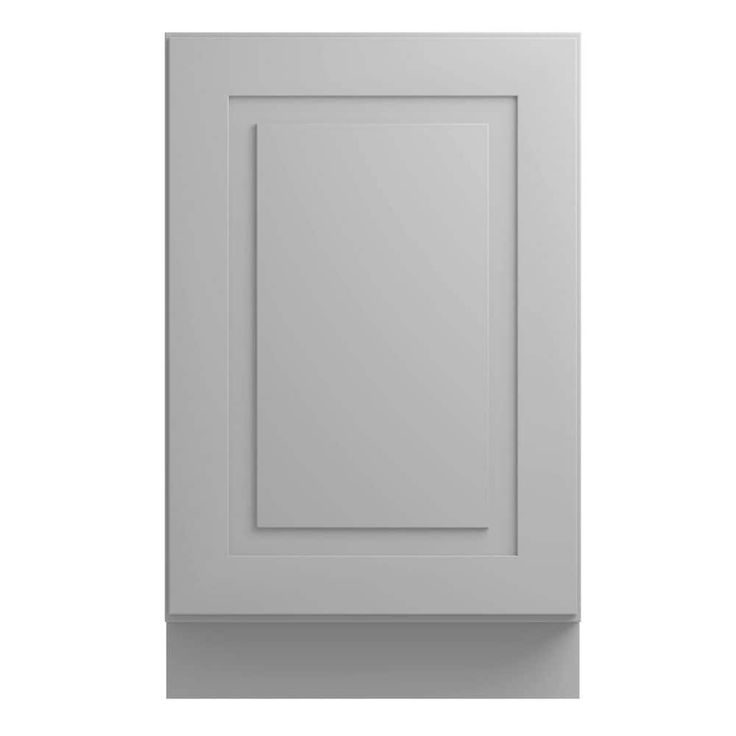 Home Decorators Collection Grayson 21 in. W x 24 in. D x 34.5 in. H Assembled Plywood Full Height Door Base Kitchen Cabinet in Pearl Gray RH