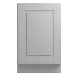 Home Decorators Collection Grayson 21 in. W x 24 in. D x 34.5 in. H Assembled Plywood Full Height Door Base Kitchen Cabinet in Pearl Gray RH