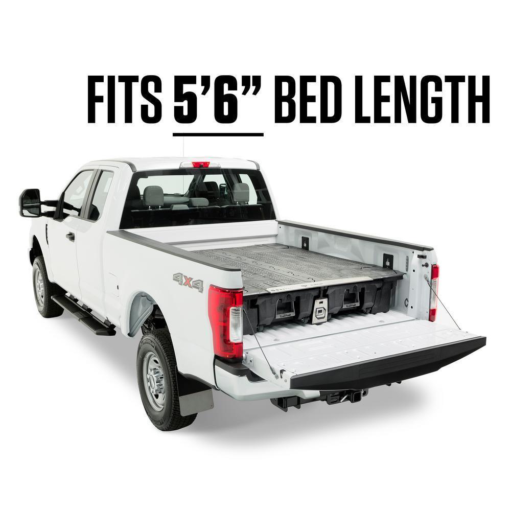 DECKED 5 ft. 6 in. Bed Length Pick Up Truck Storage System for Ford F150 Aluminum (2015 - Current) - Super Arbor