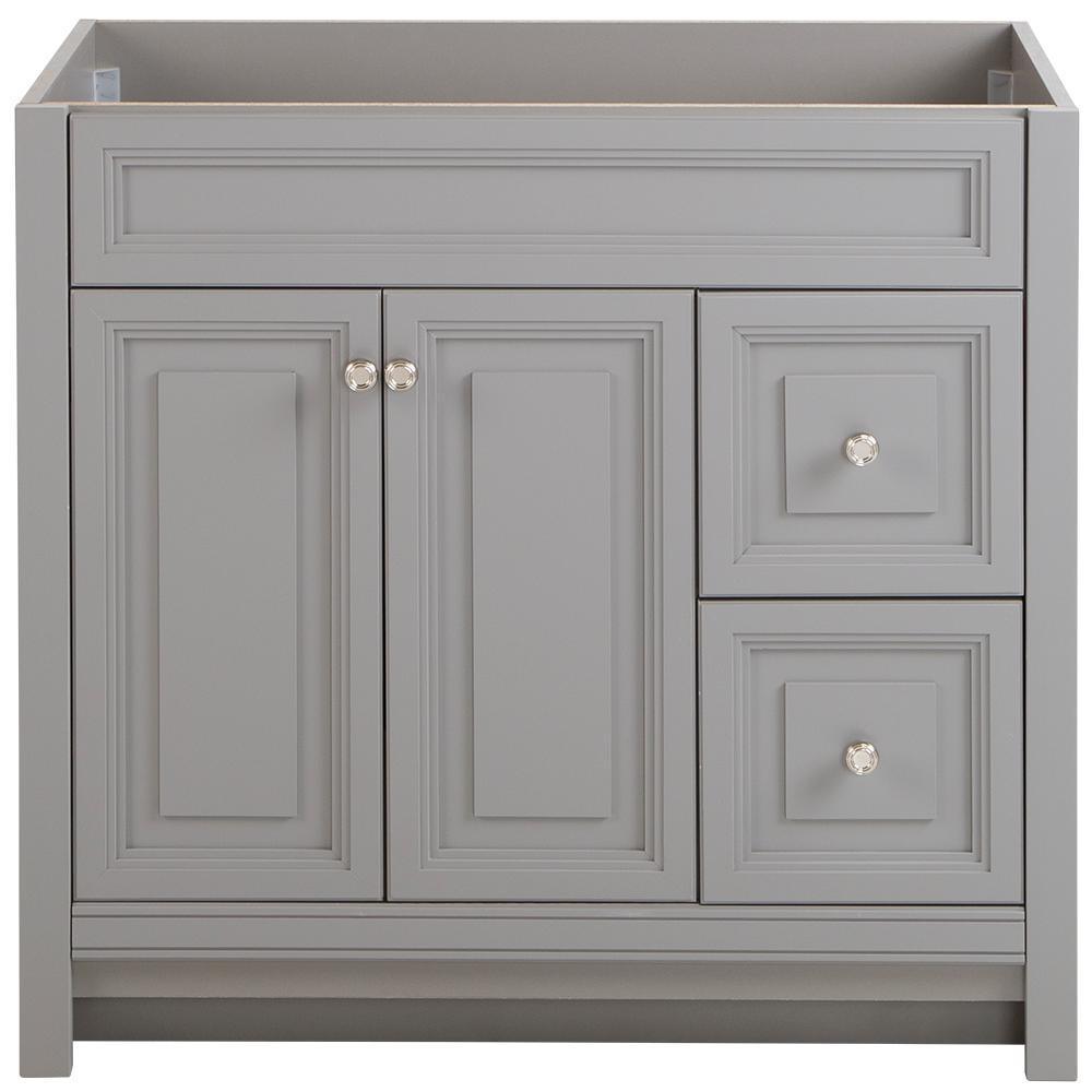 Brinkhill 36 in. W x 34 in. H x 22 in. D Bath Vanity Cabinet Only in Flagstone - Super Arbor