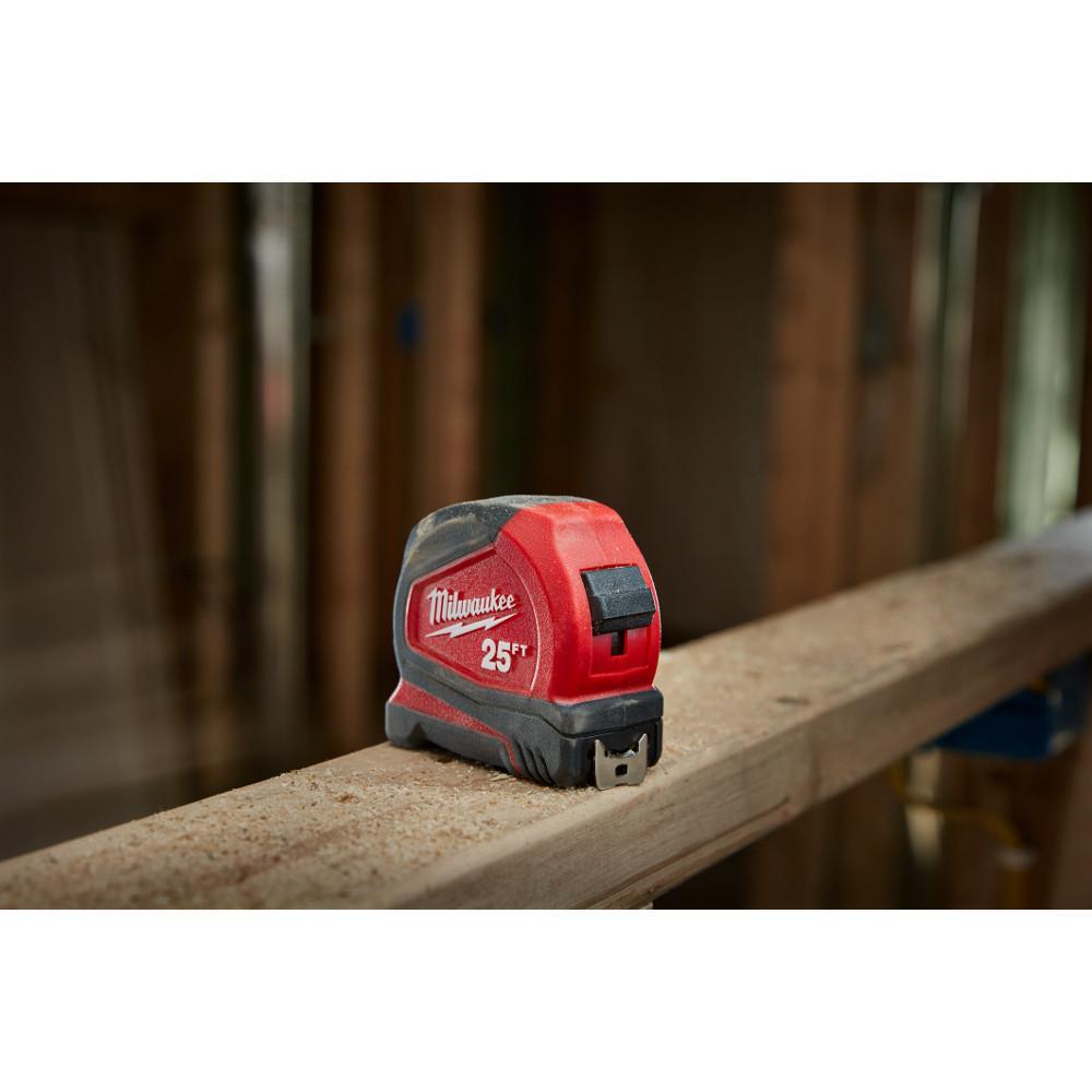 25 ft. Compact Tape Measure W/ Safety Glasses with Clear Lenses - Super Arbor