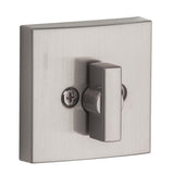 Prestige Spyglass Satin Nickel Square Single Cylinder Deadbolt Featuring SmartKey Security - Super Arbor