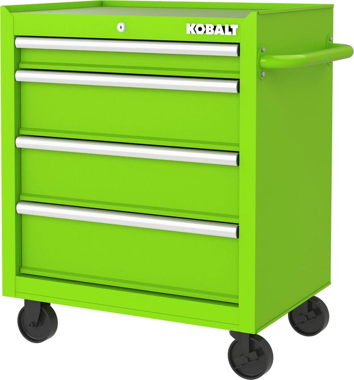 Kobalt 26.7-in W x 33-in H 4-Drawer Steel Rolling Tool Cabinet (Green)