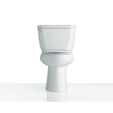 Highline 2-Piece Complete Solution 1.28 GPF Single Flush Elongated Toilet in White with Seat Included (3-Pack) - Super Arbor