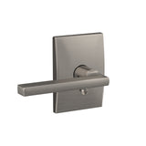 Custom Latitude Matte Black Century Trim Combined Interior Door Lever