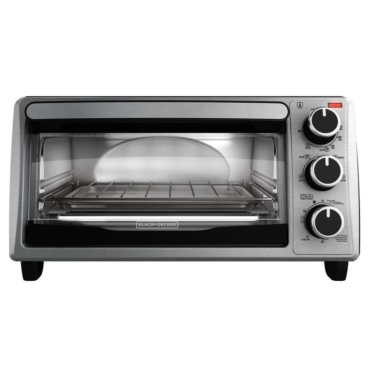 4-Slice Stainless Steel Toaster Oven