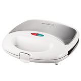 750 W Dual Waffle White Nonstick Waffle Maker