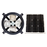 1820 CFM Black Solar Powered Gable Mount Solar Attic Fan - Super Arbor