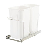 Knape & Vogt 27-Quart Plastic Pull Out Trash Can