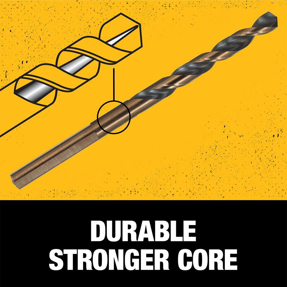 1/2 in. x 12 in. Black and Gold Drill Bit - Super Arbor