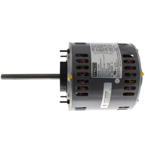 Fasco D701 blower motor - detail view (Type: Permanent Split Capacitor; Voltage: 115V)