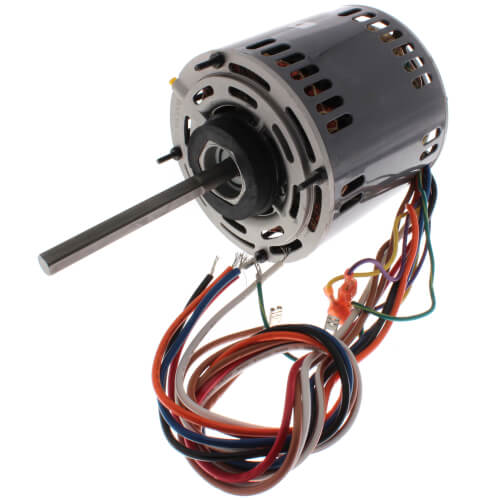 Fasco D701 blower motor - front view (Type: Permanent Split Capacitor; Voltage: 115V)