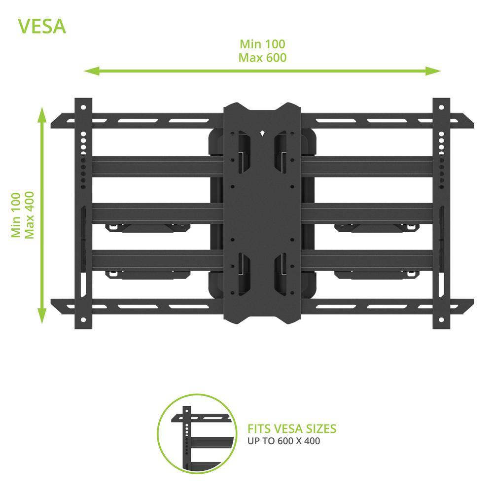 Inner and Outer Corner, Column and Pillar Corner TV Wall Mount for 37 in. - 70 in. TVs - Super Arbor