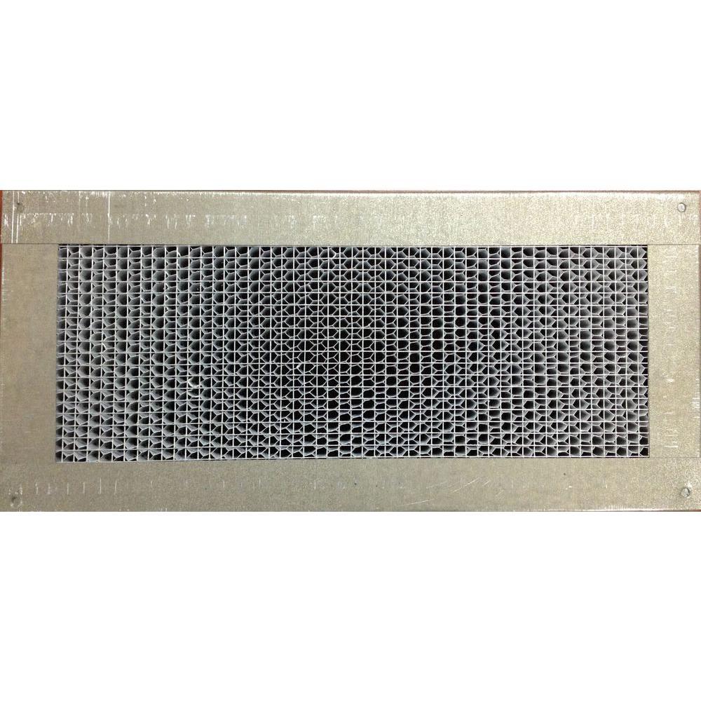 14 in. x 6 in. Bonderized Steel Vulcan Foundation Vent - Super Arbor