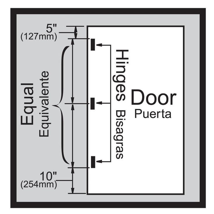 3-1/2 in. x 1/4 in. Radius Oil-Rubbed Bronze Door Hinge