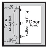 3-1/2 in. x 1/4 in. Radius Oil-Rubbed Bronze Door Hinge