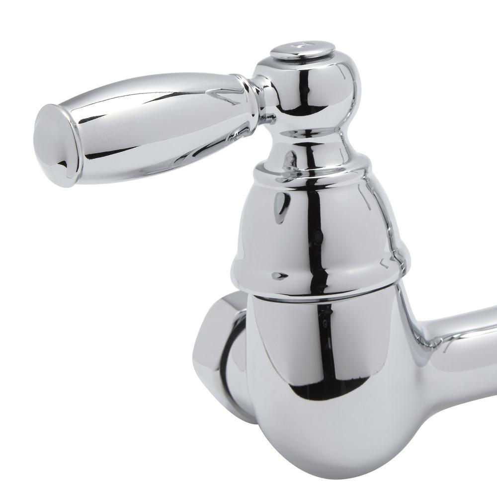 Choice 2-Handle Wall Mount Kitchen Faucet in Chrome - Super Arbor