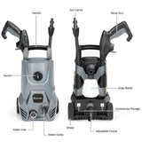 Costway 2030 PSI 1.8 GPM Cold Water Electric Pressure Washer with All-in-One Nozzle