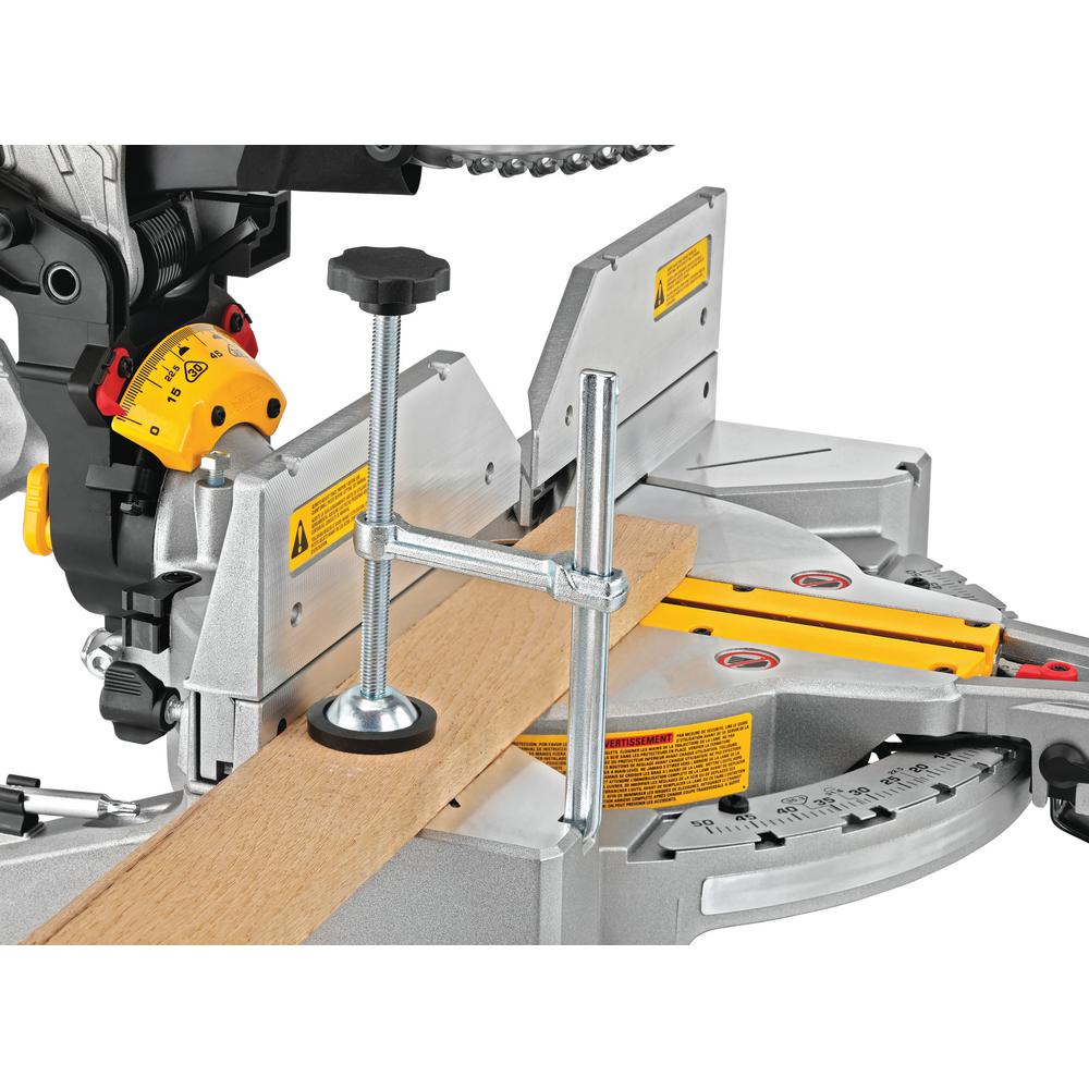 15 Amp Corded 12 in. Double Bevel Compound Miter Saw with Bonus Heavy-Duty Work Stand - Super Arbor