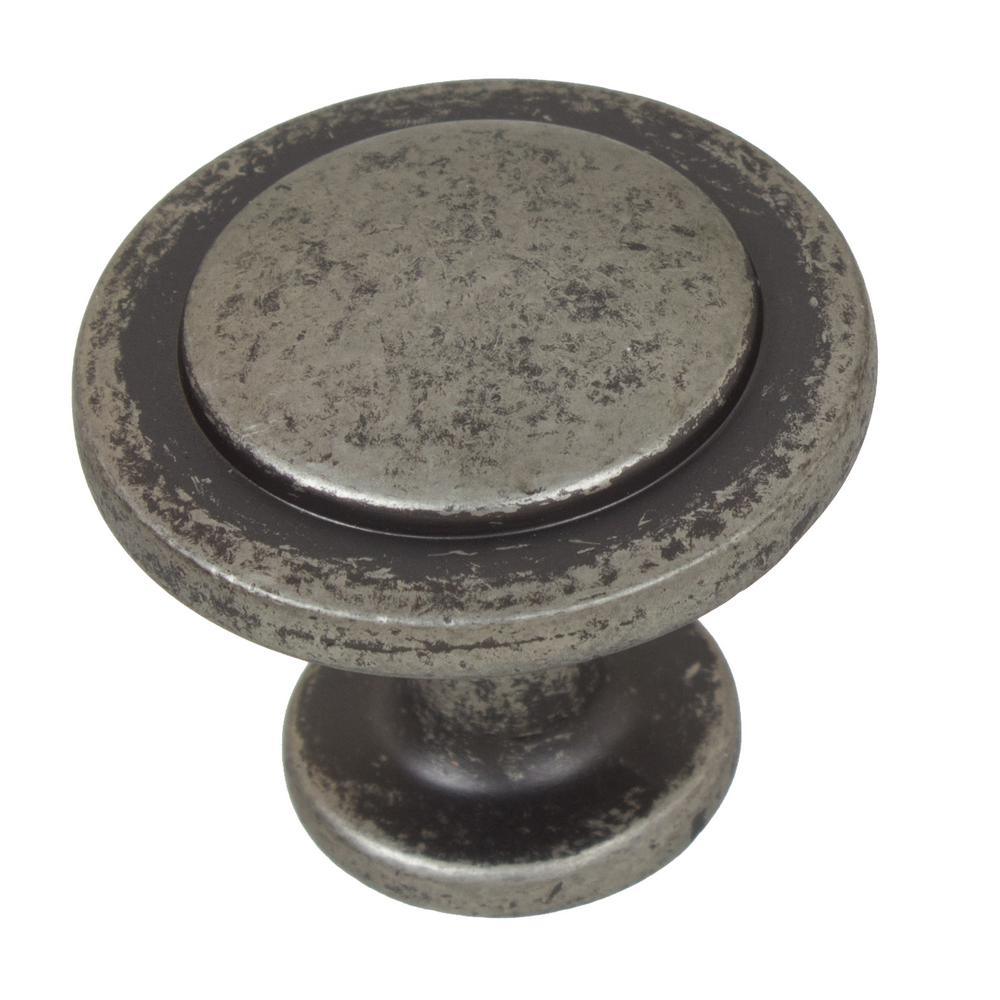 1-1/4 in. Dia Oil Rubbed Bronze Classic Round Ring Cabinet Knobs (10-Pack) - Super Arbor