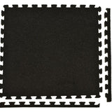 Greatmats Royal Carpet Charcoal Velour Plush 2 ft. x 2 ft. x 5/8 in. Interlocking Carpet Tile 96.875 sq. ft. (25 Tiles/Case)