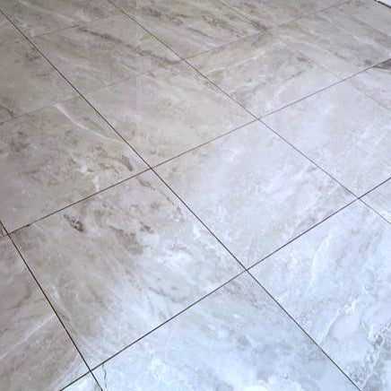 Regent Statuario 24-in x 24-in Polished Porcelain Marble Look Floor and Wall Tile (3.87-sq. ft/ Piece)