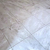Regent Statuario 24-in x 24-in Polished Porcelain Marble Look Floor and Wall Tile (3.87-sq. ft/ Piece)