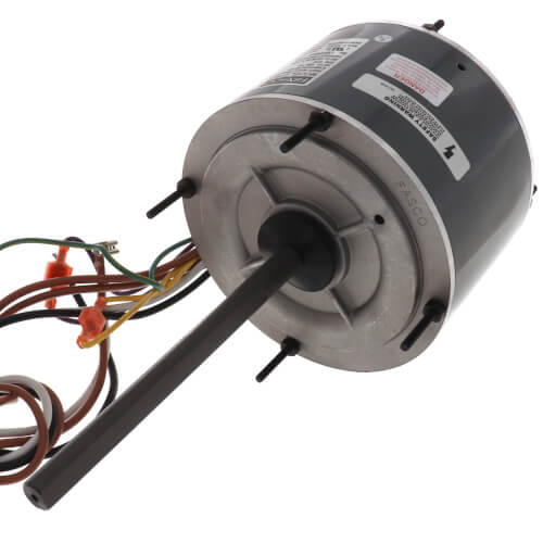 Fasco D7909 inducer motor - front view (Type: Permanent Split Capacitor; Voltage: 208/230V)