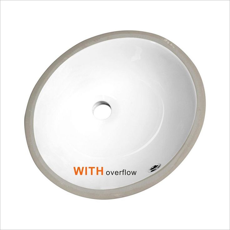 Boyel Living 13 in. x 11 in. Bathroom Ceramic Sink Oval Lavatory Undercounter in White,