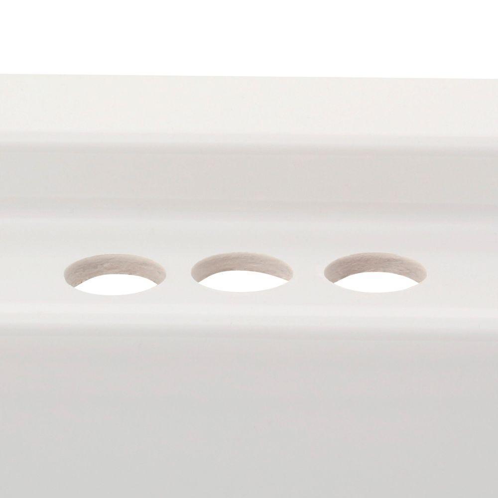 Evolution 60 in. x 32 in. Acrylic Reversible Drain Bathtub in White - Super Arbor