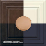 Inclination 2 in. to 8-13/16 in. (51 mm to 224 mm) Champagne Bronze Adjustable Drawer Pull - Super Arbor