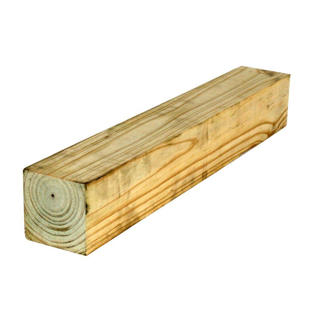 4 in. x 4 in. x 10 ft. #2 Pressure-Treated Timber - Super Arbor