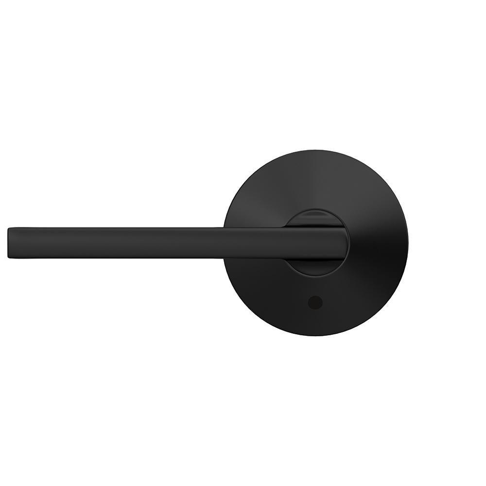 Custom Latitude Matte Black Kinsler Trim Dummy Door Lever (2-pack) - Super Arbor