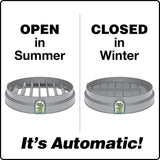 Automatic Damper for Turbine Ventilator - Super Arbor