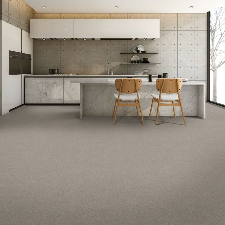 STAINMASTER Essentials Blue Diamonds I 15-ft Greige Textured Carpet (Indoor)