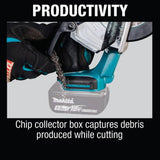 18-Volt LXT Lithium-Ion Cordless 5-3/8 in. Metal Cutting Saw with Electric Brake and Chip Collector Tool-Only - Super Arbor