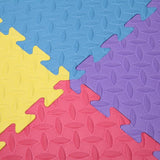 Ktaxon Non-Toxic Extra Thick 54 Pieces Children Play Puzzle Mat, 216 Square Feet Comfortable Cushion EVA Foam Flooring Tiles, with 24 x 24 inch Tiles, for Kids & Toddlers