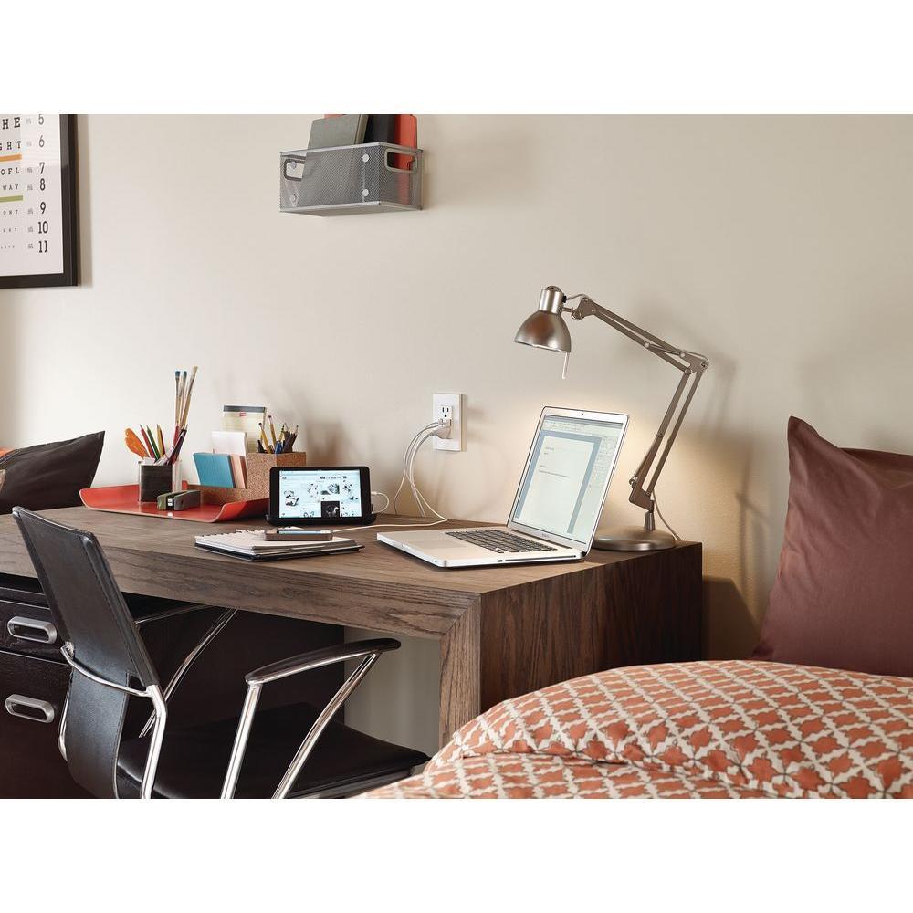 3.6A USB Dual Type A In-Wall Charger with 15 Amp Tamper-Resistant Outlets, Ivory - Super Arbor