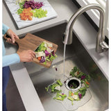 GE 1-HP Continuous Feed Noise Insulation Garbage Disposal