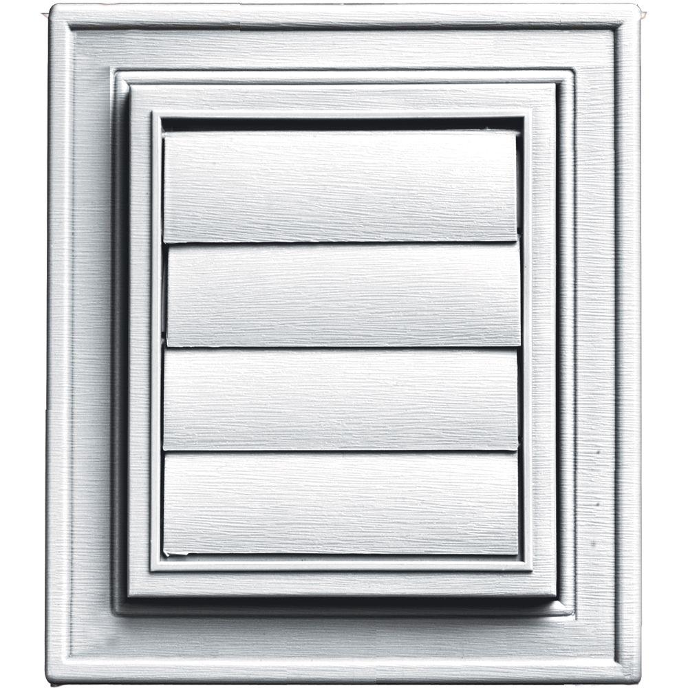 Square Exhaust Siding Vent #001-White - Super Arbor