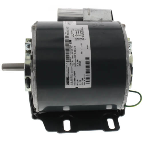 Fasco D827 inducer motor - detail view (Type: Permanent Split Capacitor; Voltage: 115V)