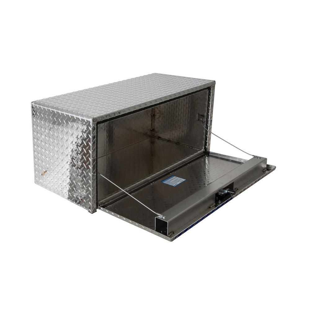 18 in. x 18 in. x 30 in. Diamond Plate Tread Aluminum Underbody Truck Tool Box - Super Arbor