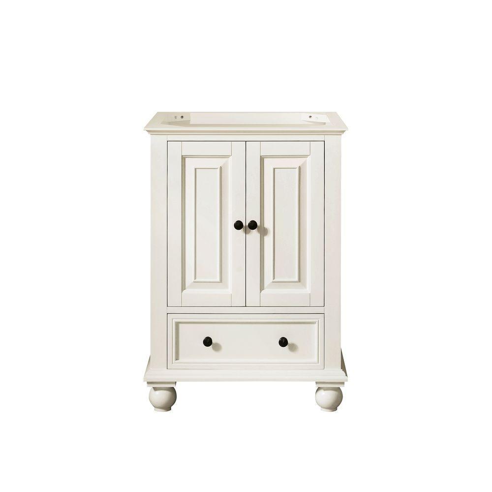 Thompson 60 in. W x 21 in. D x 34 in. H Vanity Cabinet in French White - Super Arbor
