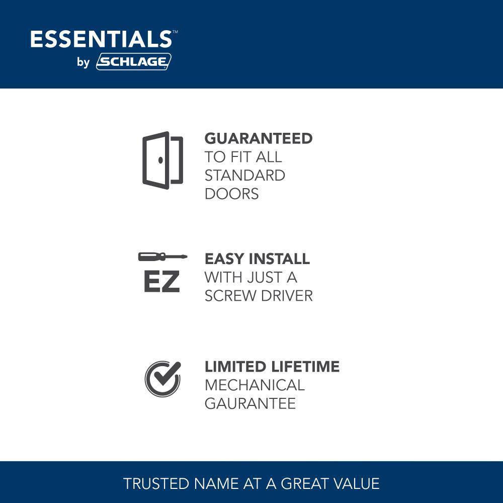 Brill Keyed Entry Knob and Stainless Steel Single Cylinder Deadbolt Project Pack - Super Arbor