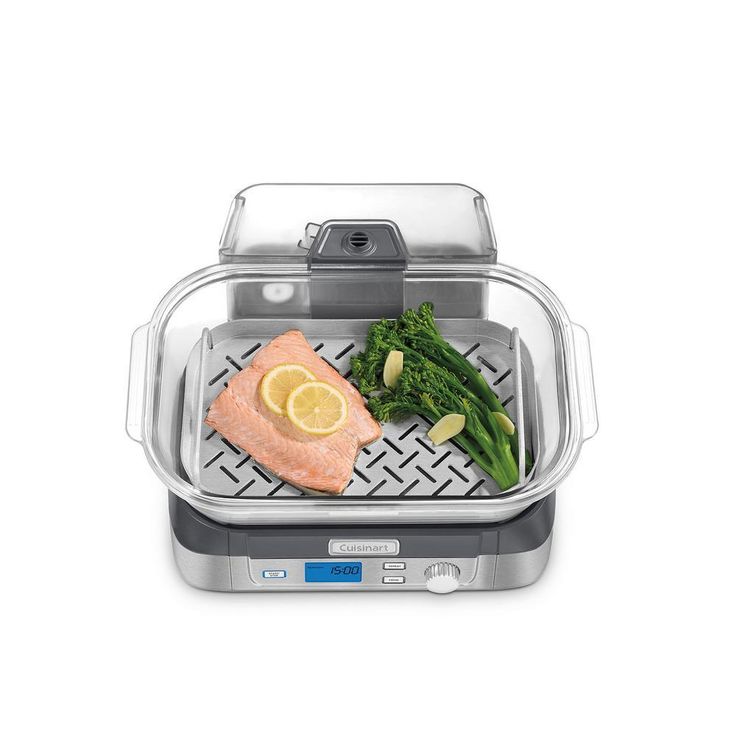 CookFresh 5.3 Qt. Stainless Steel Food Steamer and Rice Cooker