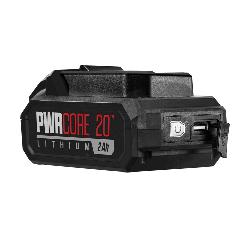 PWRCore 20-Volt 2.0Ah Lithium-Ion Battery with PWRAssist Mobile Charging - Super Arbor